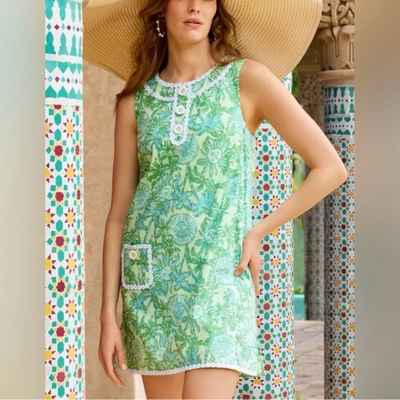 Lilly Pulitzer Dresses & Skirts - Lilly Pulitzer cool mint catchin rays romper